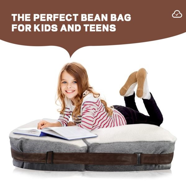 Kids Floor Sofa Chair Comfy Couch Sleeper for Bedroom - Image 3