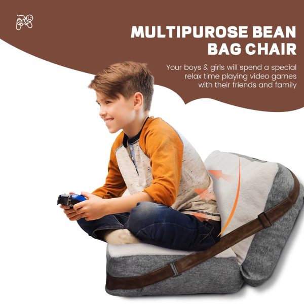 Kids Floor Sofa Chair Comfy Couch Sleeper for Bedroom - Image 4