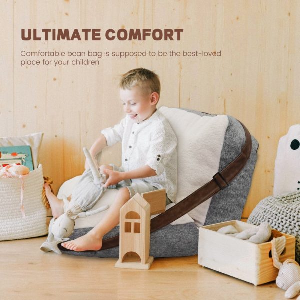 Kids Floor Sofa Chair Comfy Couch Sleeper for Bedroom - Image 5