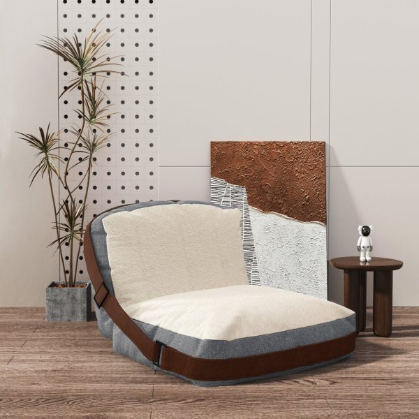 Kids Floor Sofa Chair Comfy Couch Sleeper for Bedroom - Image 8