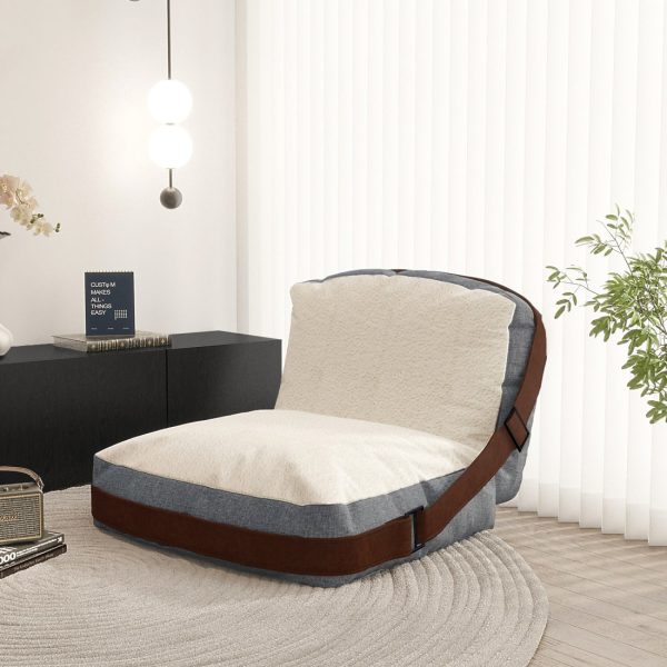 Kids Floor Sofa Chair Comfy Couch Sleeper for Bedroom - Image 10