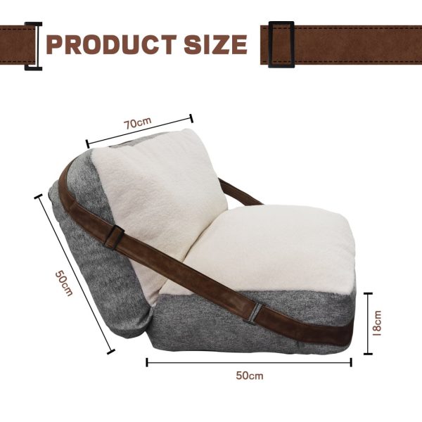 Kids Floor Sofa Chair Comfy Couch Sleeper for Bedroom - Image 11