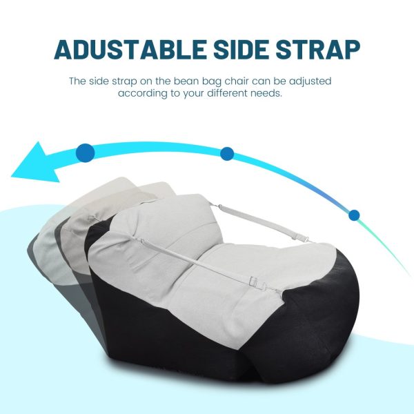 Adjustable Lazy Floor Sofa Bed for Adults with Great Back Support - Image 3