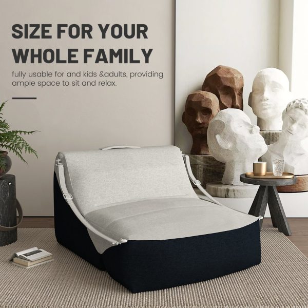 Adjustable Lazy Floor Sofa Bed for Adults with Great Back Support - Image 4