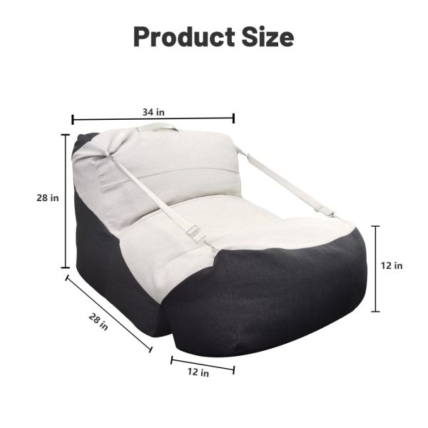 Adjustable Lazy Floor Sofa Bed for Adults with Great Back Support - Image 9