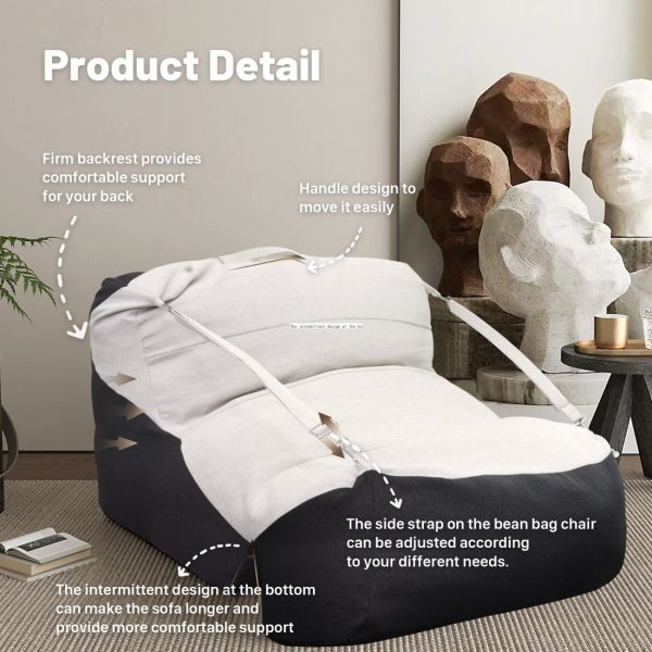 Adjustable Lazy Floor Sofa Bed for Adults with Great Back Support - Image 6