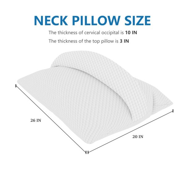 Cervical Pillow for Neck Pain Relief, Side Sleeper Pillow - Image 10