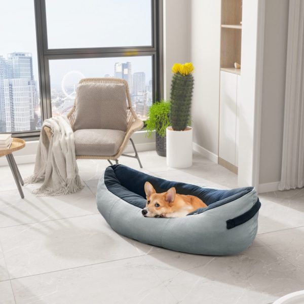 Anxiety-Relief Cat Bed for Small/Medium Pets - Cozy, Washable - Image 5