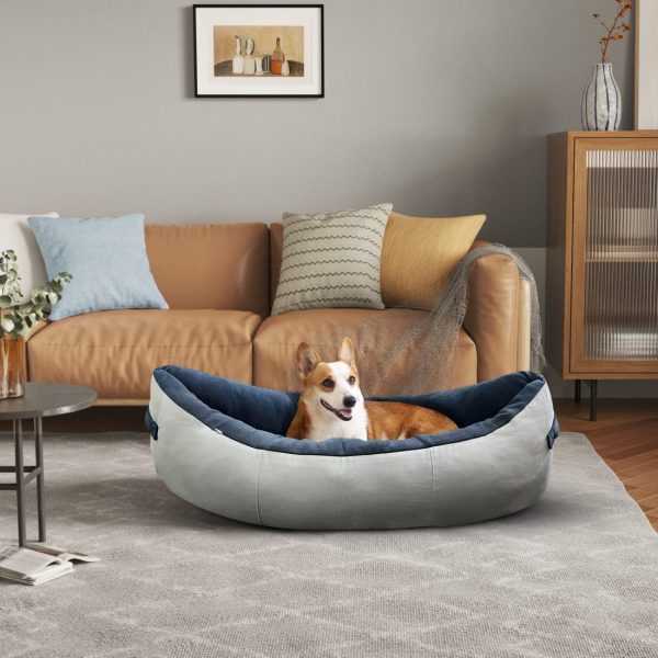 Anxiety-Relief Cat Bed for Small/Medium Pets - Cozy, Washable - Image 2