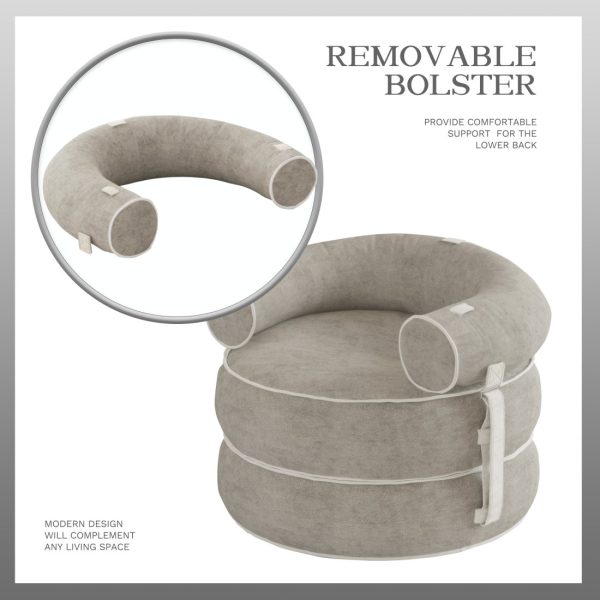 Lazy Floor Sofa Chair for Bedroom Living Room Balcony - Image 6