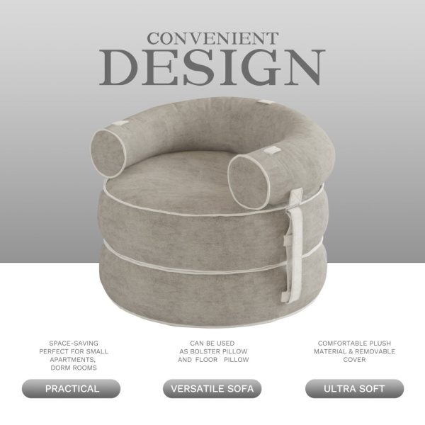 Lazy Floor Sofa Chair for Bedroom Living Room Balcony - Image 7