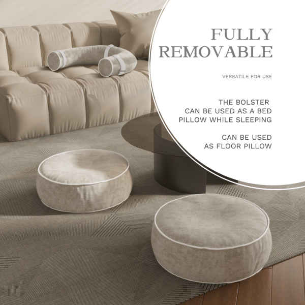 Lazy Floor Sofa Chair for Bedroom Living Room Balcony - Image 14