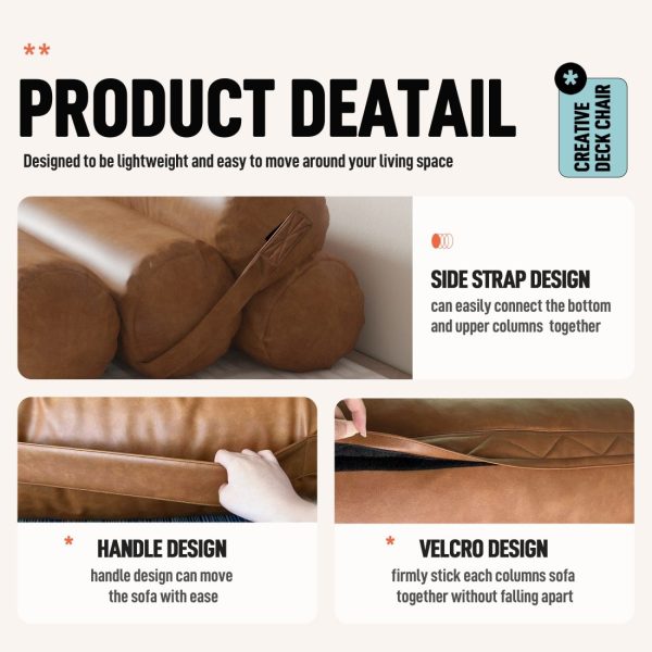 Adjustable Lazy Floor Sofa Bed: Comfort for Living Rooms, Balconies - Image 9