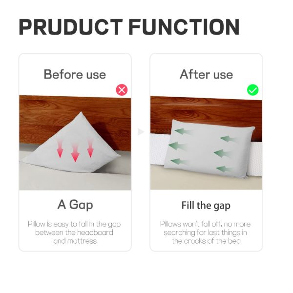 Headboard Pillow Gap Filler - Triangle Bloster Wedge - Image 3