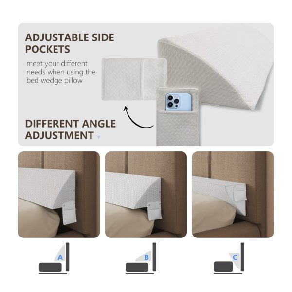 Headboard Pillow Gap Filler - Triangle Bloster Wedge - Image 4