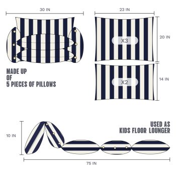 floor pillows set 468