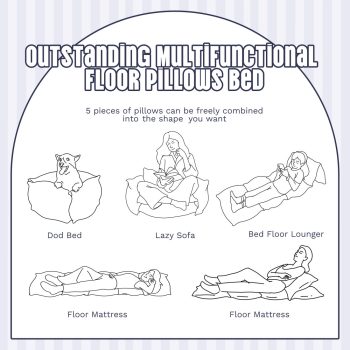 floor pillows set 473