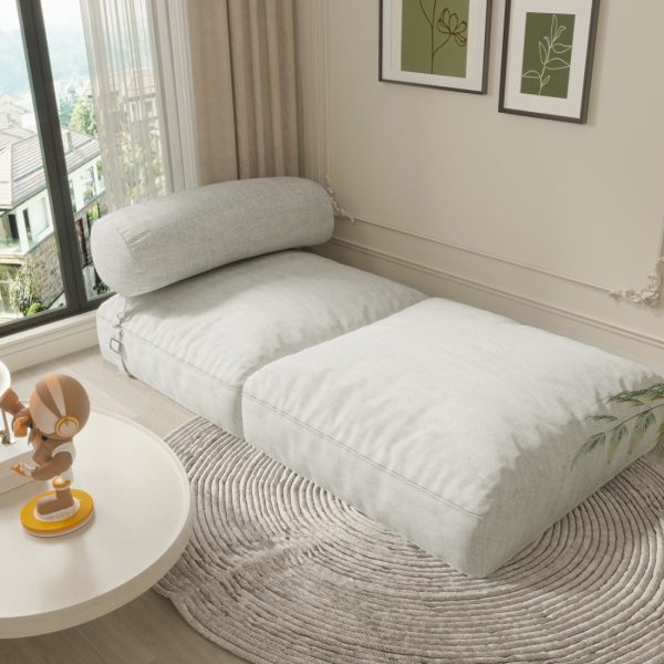 Folding Floor Sofa Bed with Filling, Sleeper Guest Couch - Image 7