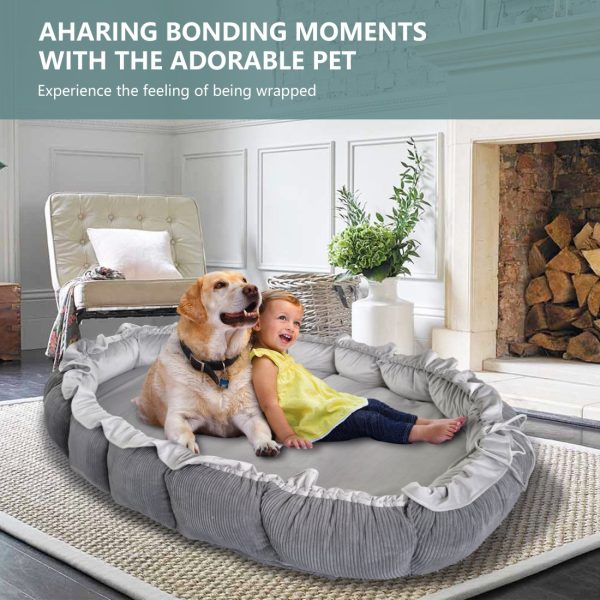 Giant Dog Beds for Adult Humans Large Floor Bed Mattress - Image 4
