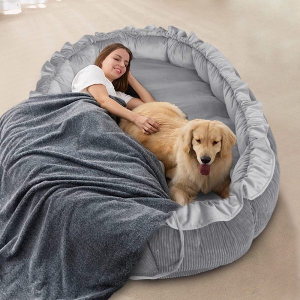 Giant Dog Beds for Adult Humans Large Floor Bed Mattress - Image 5