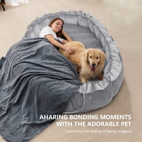 Giant Dog Beds for Adult Humans Large Floor Bed Mattress - Image 6