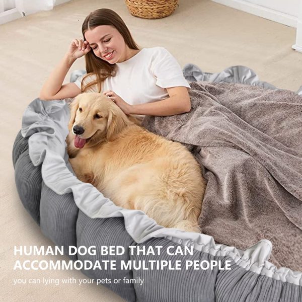 Giant Dog Beds for Adult Humans Large Floor Bed Mattress - Image 8