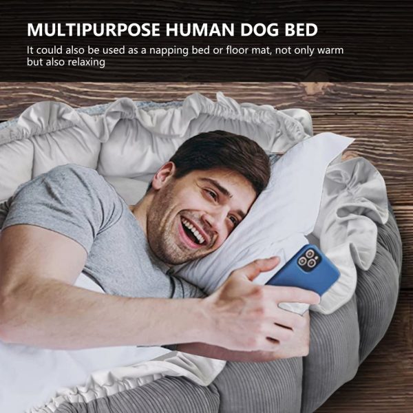 Giant Dog Beds for Adult Humans Large Floor Bed Mattress - Image 9