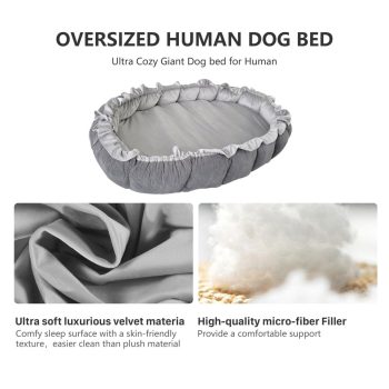 giant human dog bed 489