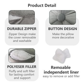 leg elevation pillow bone shaped cushion 509