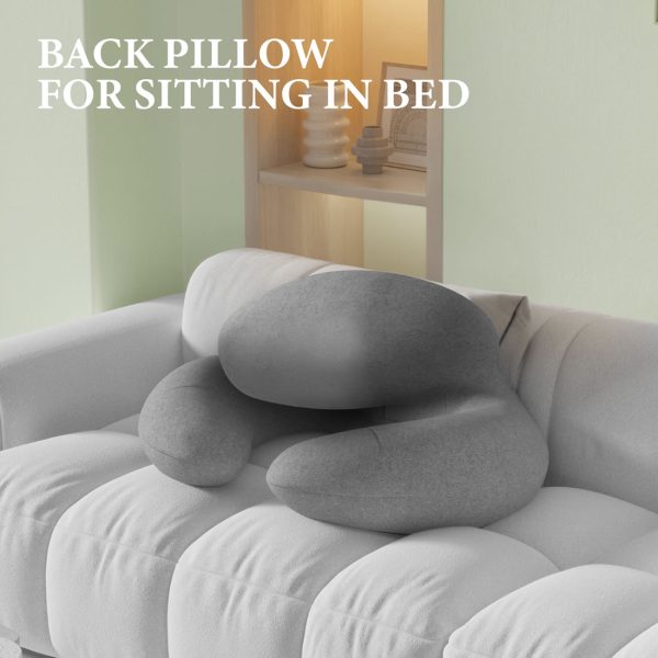 Bed Reading Pillow with Arms, Side Sleeper Pillow for Reading - Image 8