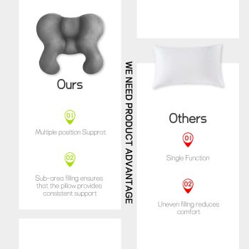 butterfly contour cervical pillow 11