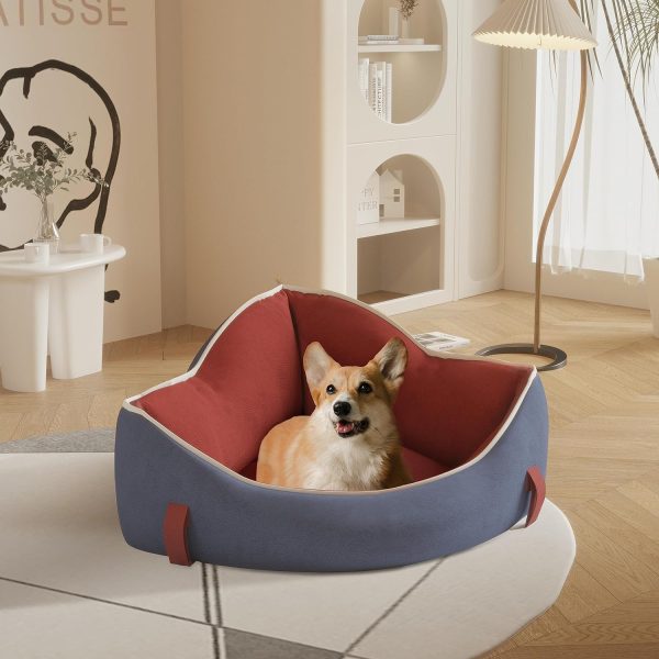 Calming Pet Bed for Small to Medium Pets with Non-Slip Bottom - Image 8