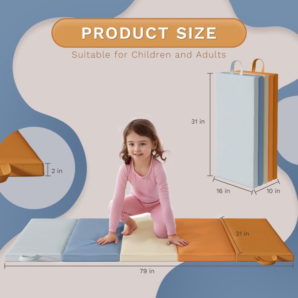 Foldable Gymnastics Mat: Versatile & Portable Exercise Accessory - Image 4