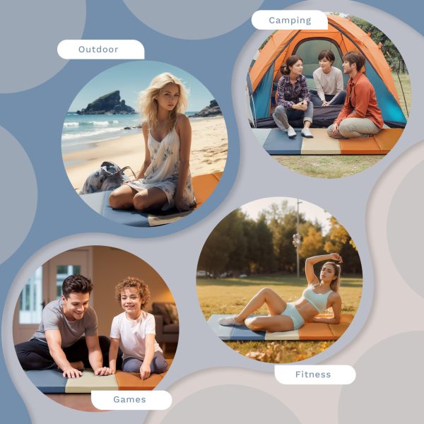 Foldable Gymnastics Mat: Versatile & Portable Exercise Accessory - Image 7