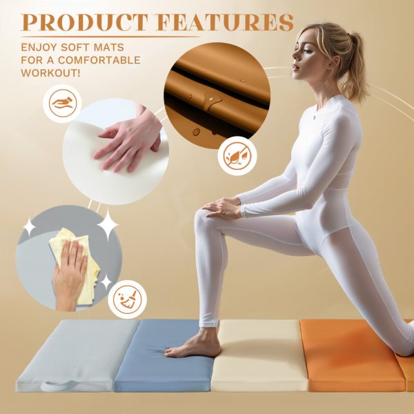 Foldable Gymnastics Mat: Versatile & Portable Exercise Accessory - Image 9
