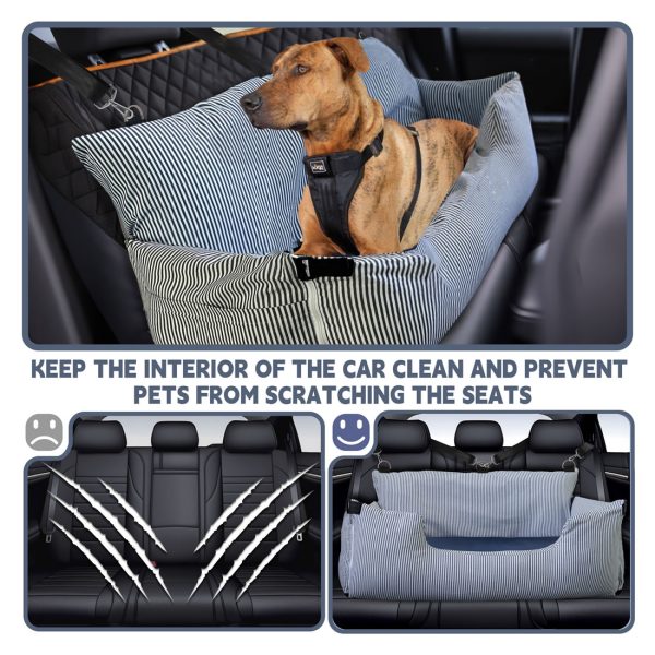 Pet Travel Booster Seat for Dogs with Waterproof Pad - Image 11