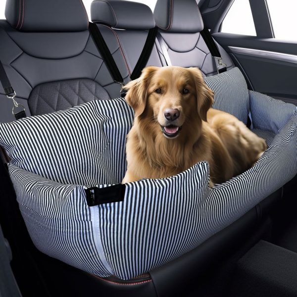 Pet Travel Booster Seat for Dogs with Waterproof Pad - Image 4