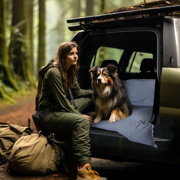 Pet Travel Booster Seat for Dogs with Waterproof Pad - Image 6