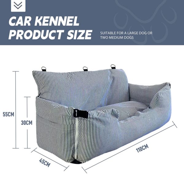 Pet Travel Booster Seat for Dogs with Waterproof Pad - Image 8