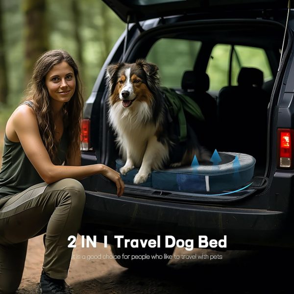 Portable Outdoor Travel Dog Bed Waterproof Dog Travel Bag - Image 3