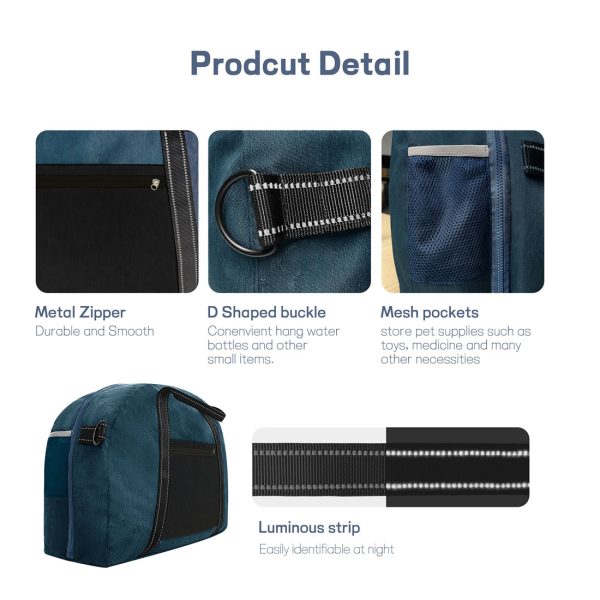 Portable Outdoor Travel Dog Bed Waterproof Dog Travel Bag - Image 9