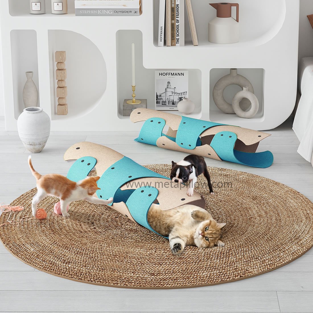 Felt Cat Tunnel: A Fun and Stimulating Play Area for Your Feline Friends