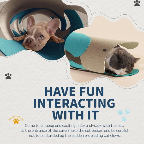 Indoor Cat Play Tunnel - Interactive Fun Toy for Cats - Image 7