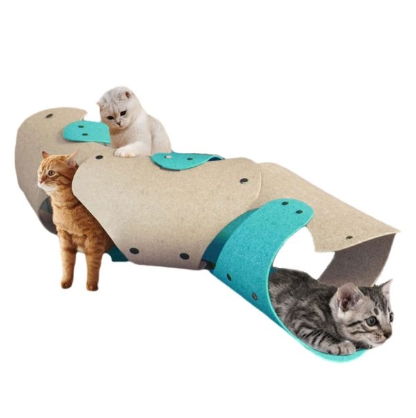 Indoor Cat Play Tunnel - Interactive Fun Toy for Cats