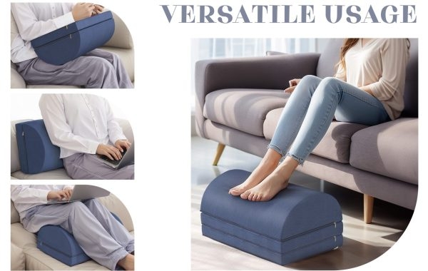 Adjustable Foot Rest for Pain Relief - Office Desk Stool - Image 9