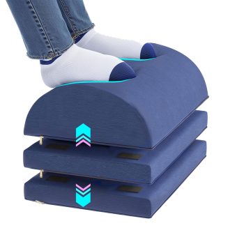 Adjustable Foot Rest for Pain Relief - Office Desk Stool