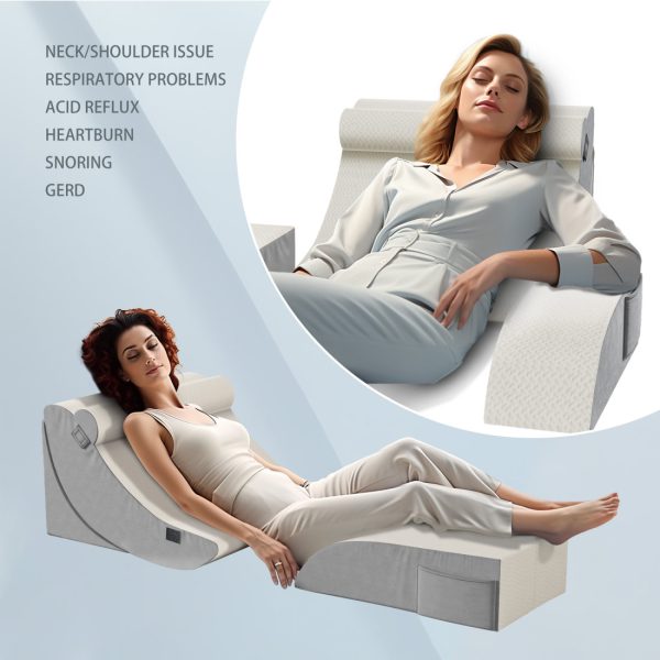 Bed Wedge Pillow Set for Surgery Recovery, Neck and Back Support - Image 6