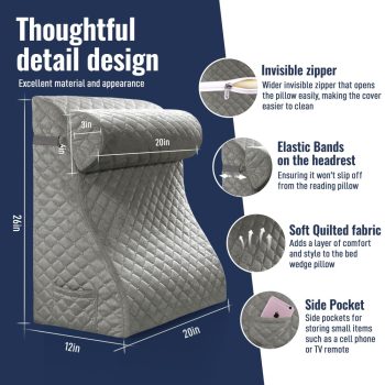 adjustable wedge support reading pillow 737