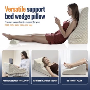 adjustable wedge support reading pillow 741
