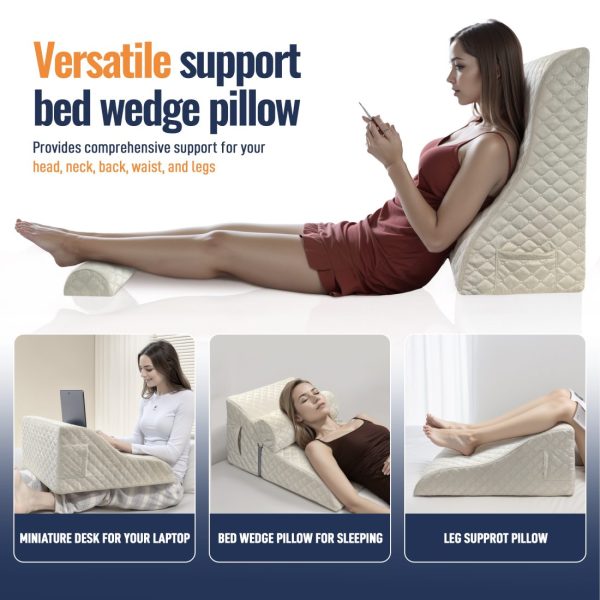 Adjustable Wedge Support Pillow - Ergonomic Sleeping Pillow - Image 7